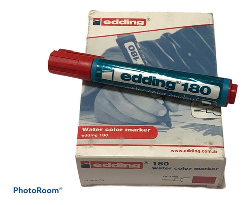 Edding 180 Rojo Al Agua