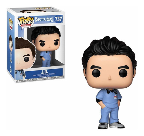  Pop Tv: Scrubs- J.d Toy, Multicolor