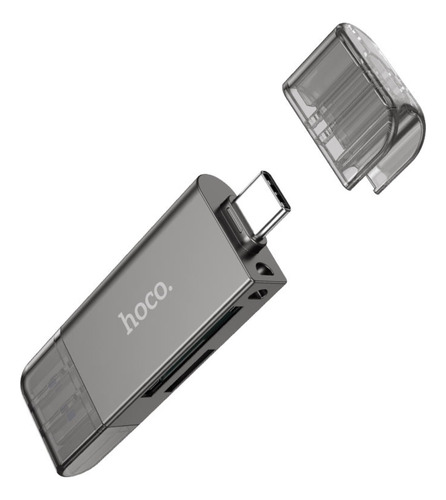 Hoco.® Hb39 Lector De Tarjetas Usb-c/a 3.0 | Sd/tf 5gbps