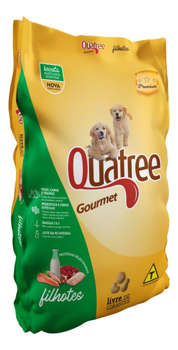 Ração Quatree Gourmet Cachorro Filhotes Premium 20kg