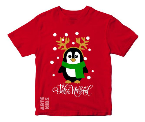 Polos Navideños Pinguino Navidad