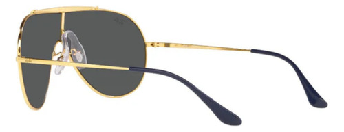 Anteojos Lentes Gafas Sol Ray-ban Sol Rb3597 Dorado Brillante Extra Large + Optica Central Store