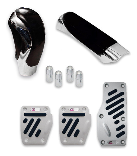 Kit Renault Logan 2006 2007 2008 Pedaleira Cambio Manopla