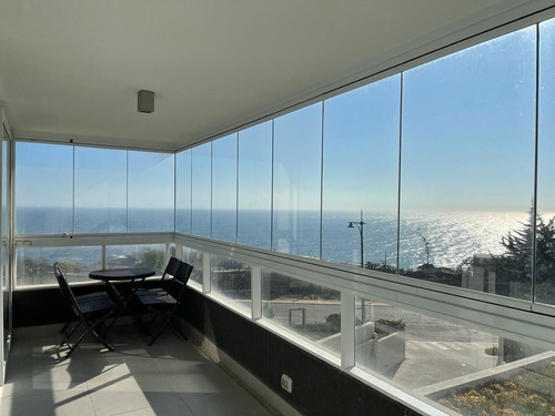 Imagen 2 de 15 de Oportunidad Departamento En Con Con Con Vista Al Mar Hermoso