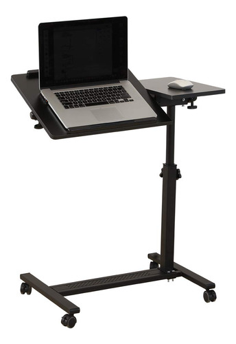 Tigerdad Mesa De Cama Con Ruedas Ajustables Negro Mmg
