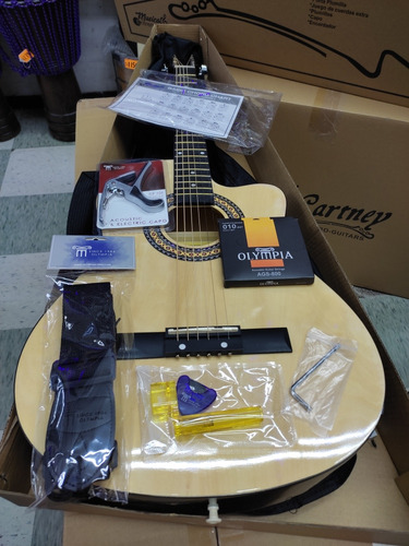 Guitarra Electroacústica Mccartney Slim 39  Paquete 