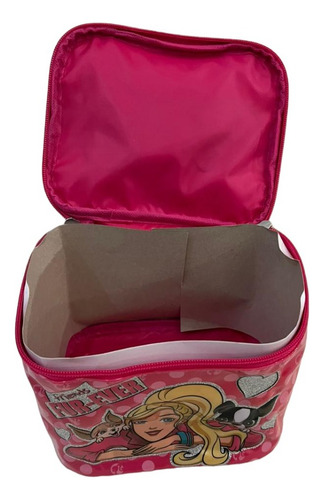 Barbie Lonchera Pocas Piezas Hermosa Color Rosa