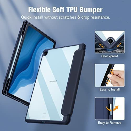 Funda Para Samsung Galaxy Tab S6 Lite 10.4 2020 Azul Marino