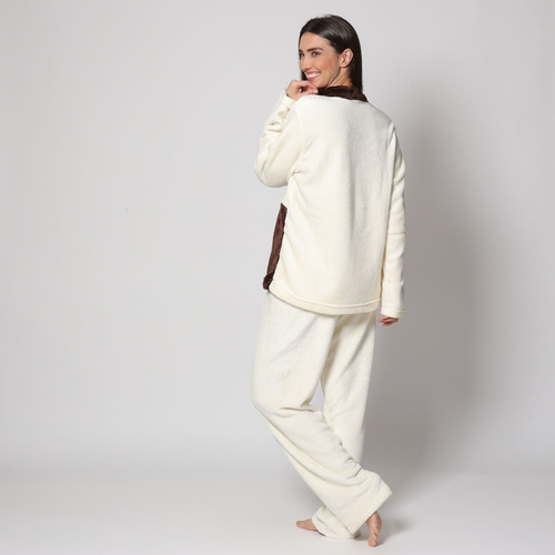 Pijama Para Dama Conejo Tela Polar Super Calientita 10266