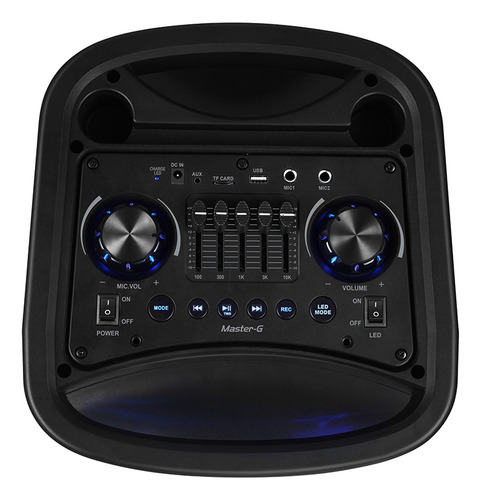 Parlante Masterg Karaoke Phantom Bluetooth 8in X2 60w Tws Eq
