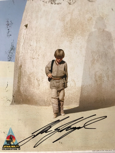 Autografo Jake Lloyd Anakin Skywalker Darth Vader Officialpi (Usado)