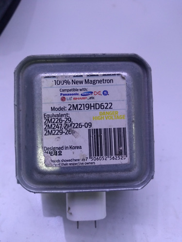 Magnetron 2m219hd622.... Para Hornos De Microondas 