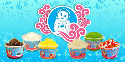Topping Gelatina Coco Fresa Buddha Bubbles Boba