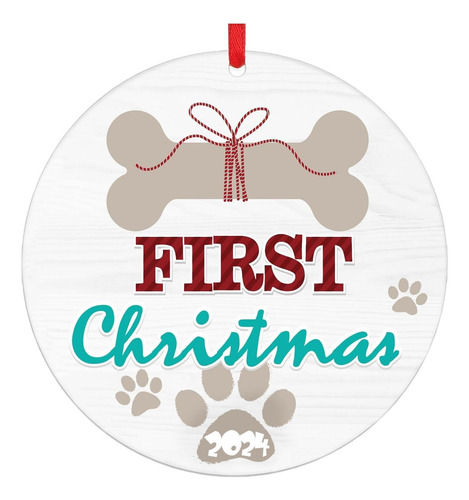 Petcee Puppy First Christmas Ornament 2024 - Navidad Para Ad