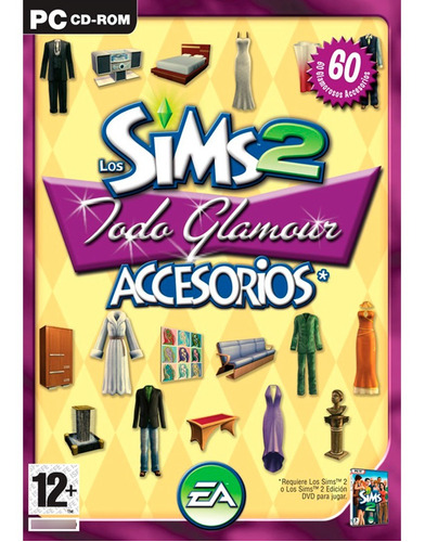 Los Sims 2 Decora Todo Glamour Accesorios Nuevo- Pc Game