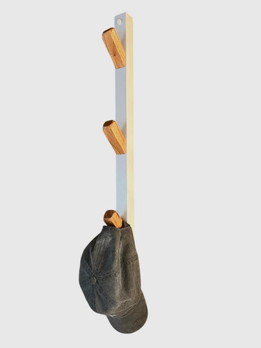 Perchero De Pared De Madera Paraíso Vertical Marrón Claro