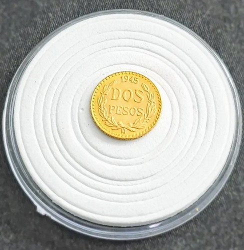 Moneda De Oro 2 Pesos 1945 (Usado)