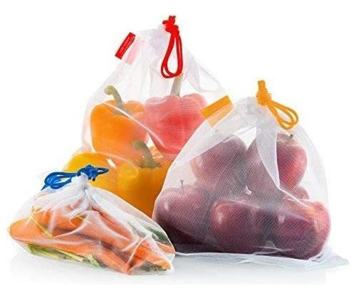 Bolsas Reutilizables De Malla Para Frutas Y Verduras, P...