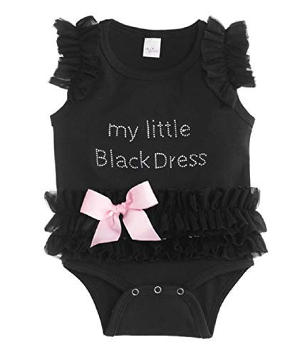 Body Vestido Negro Bebé (0-6 Meses)