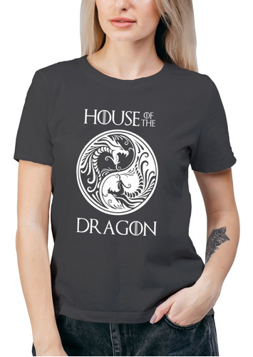 Polera Mujer House Of The Dragon Algodón 100% Orgánico Se50