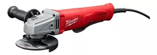 Amoladora angular Milwaukee 6142-59A de 50 Hz/60 Hz color rojo 1250 W 220 V - 240 V + accesorio