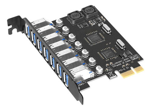 Adaptador De Tarjeta De Expansión Pci-e A Usb 3.0 Hub Pci Ex