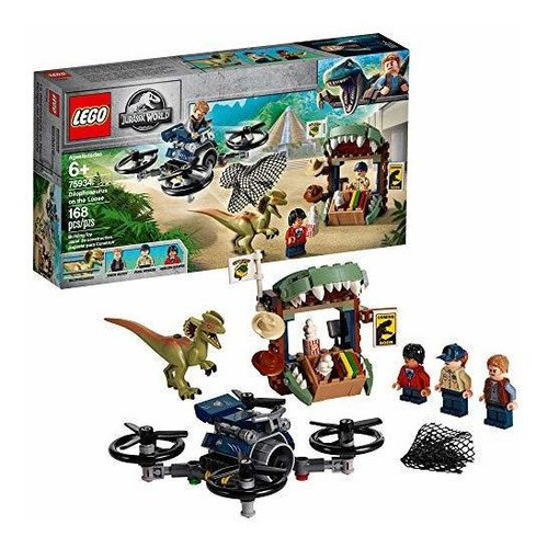 Lego Jurassic World Dilophosaurus En El Kit De Construccion 