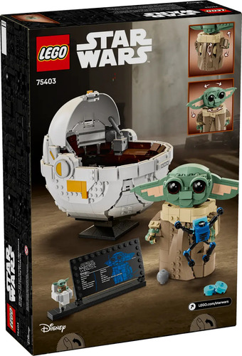 LEGO 75403 Star Wars™ - Grogu™ com berço Hover
