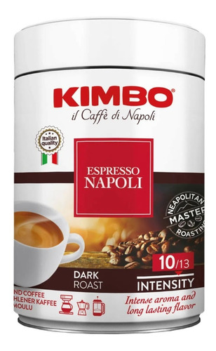 Café Kimbo Espresso Napoletano Lata 250 Molido Agro Servicio