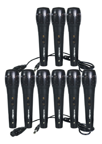 Kit De 9 Microfonos Para Rockolas Alambricos Schalter