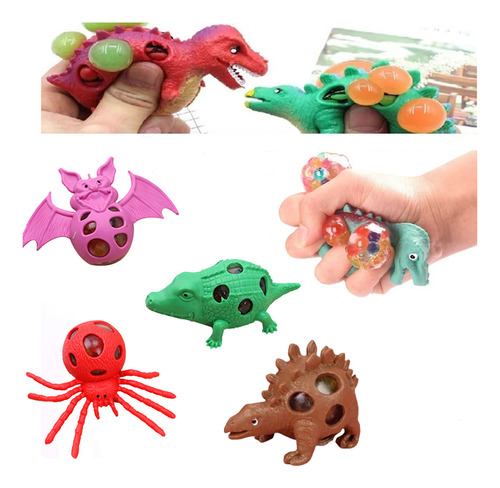 Aa Juguete Squishy Fidget, Antiestrés, Sensorial, 4 Unidades
