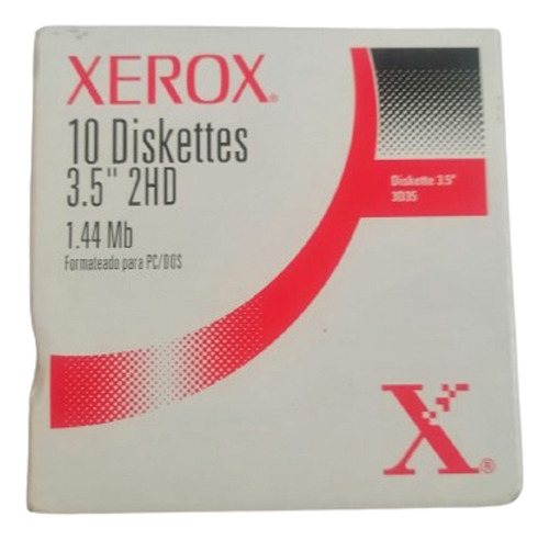 Xerox 10 Diskettes 3.5  2hd 1.44 Mb