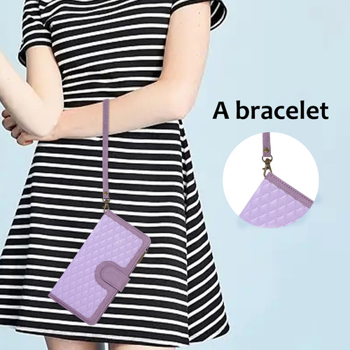 Funda Para Vivo Y20 Vivo Y20i, Estilo Cartera, Funda De Piel Con Cierre, Soporte, Pulsera Abatible