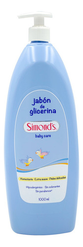 Jabon Liquido Glicerina Simonds Baby Care 1000 Ml C Valvula