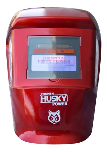 Careta Para Soldar Swedish Husky Power Roja - Hkc25 Color Rojo