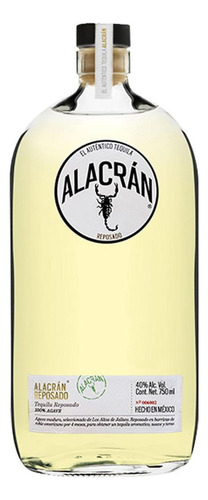 Caja De 6 Tequila Alacran Reposado 750 Ml