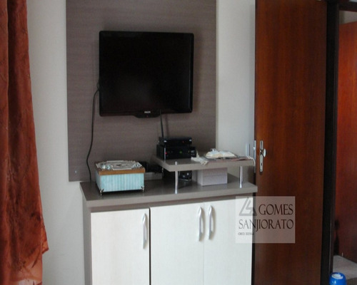 Apartamento A Venda No Bairro Jardim Guapituba Em Mauá - Sp. 2 Banheiros, 2 Dormitórios, 2 Vagas Na Garagem, 1 Cozinha, Área De Serviço, Copa, Sala De Estar, Sala De Tv, Sala - 3454 - 34724144