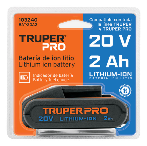 Bateria Ion Litio 20v 2 Ah Compatible Maquinas Inalambricas