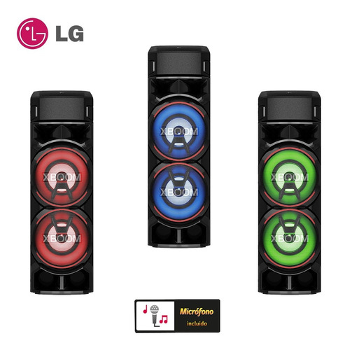 Parlante Torre LG Xboom Rn9 Bluetooth Usb Micrófono Dj