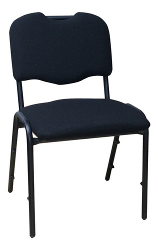 Imagen 2 de 6 de Silla Milano Apilable Asiento Respaldo Tapizado Marca Durex