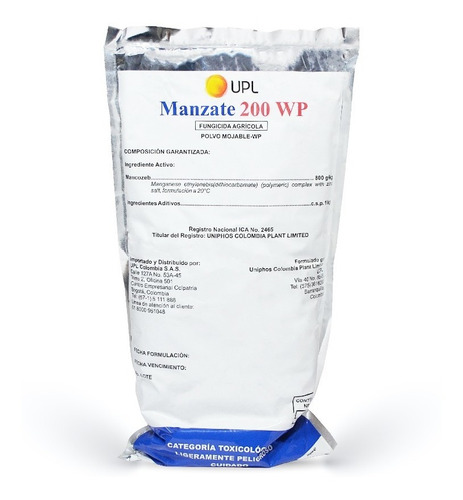 Manzate 200 Wp Fungicida Mancozeb X 1 Kg Uso Agricola Dow