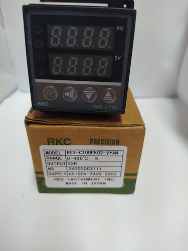Controlador De Temperatura Rkc Modelo Rex-c100 Salida Ssr
