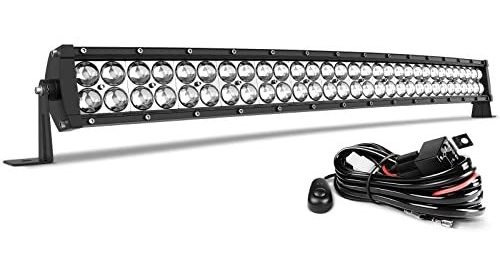 Barra De Luz Led Auto 4d 32 Pulgadas Curvo Led De Trabajo Lu