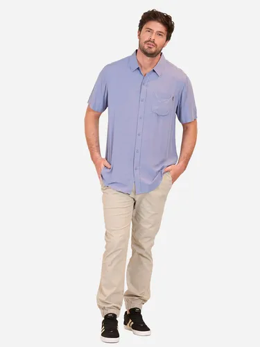 Camisa Mc Pirte Azul Hombre Maui And Sons
