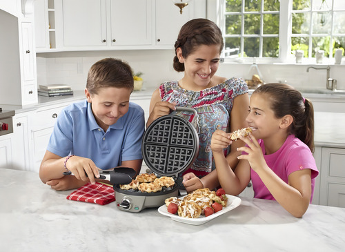 Mini Máquina Para Hacer Gofres Belgas De Cuisinart, Mini Gof