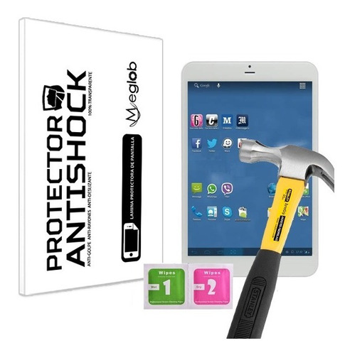 Lamina Protector Anti-shock Tablet Mediacom Smartpad 80