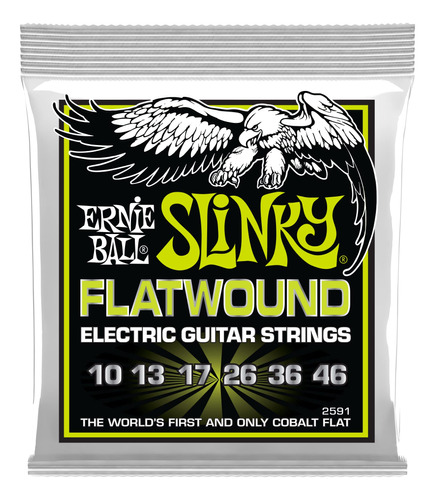 Ernie Ball Regular S Flatwound Cuerda Para Guitarra Calibre