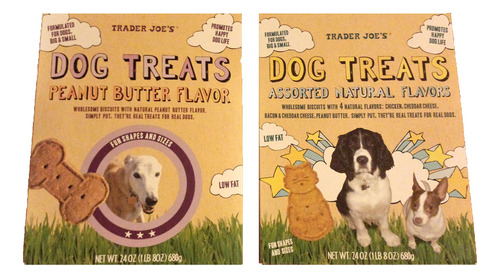 Trader Joe's Bizcocho Para Perros Con Ingredientes Naturale.