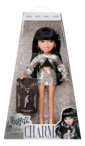 Boneca Bratz Jade Charmz de 25 cm Articulada com Acessórios
