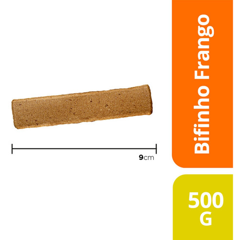 Bifinho Max Snack Sabor Frango Para Cães 500g